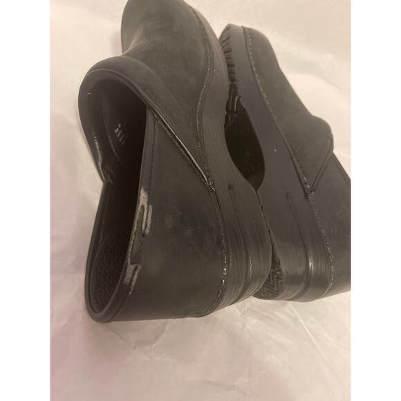 Dansko Waterproof Black Clog Womens 40 Size 10 Nursing Work Comfort Shoe - Picture 5 of 10